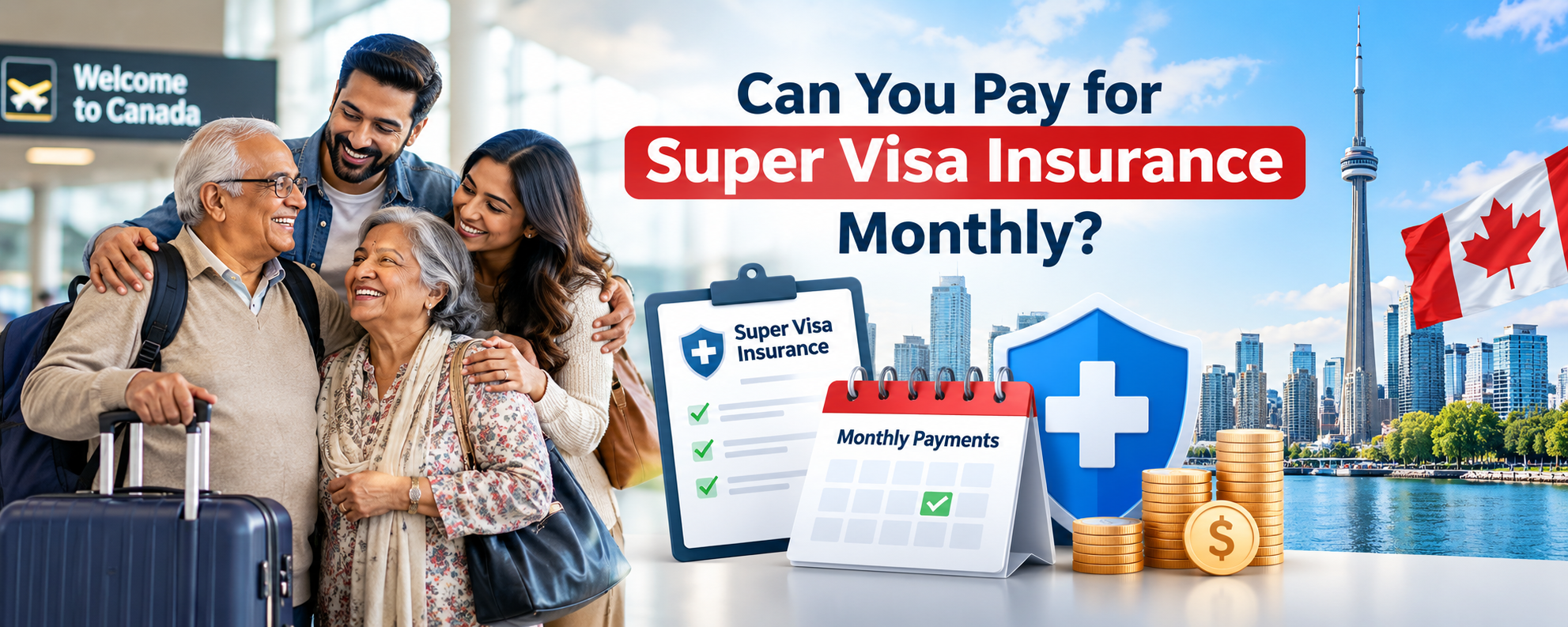 Can You Pay for Super Visa Insurance Monthly?